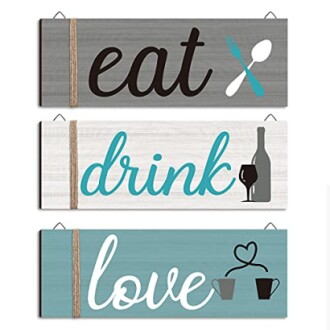 Jetec Farmhouse Kitchen Wall Decor