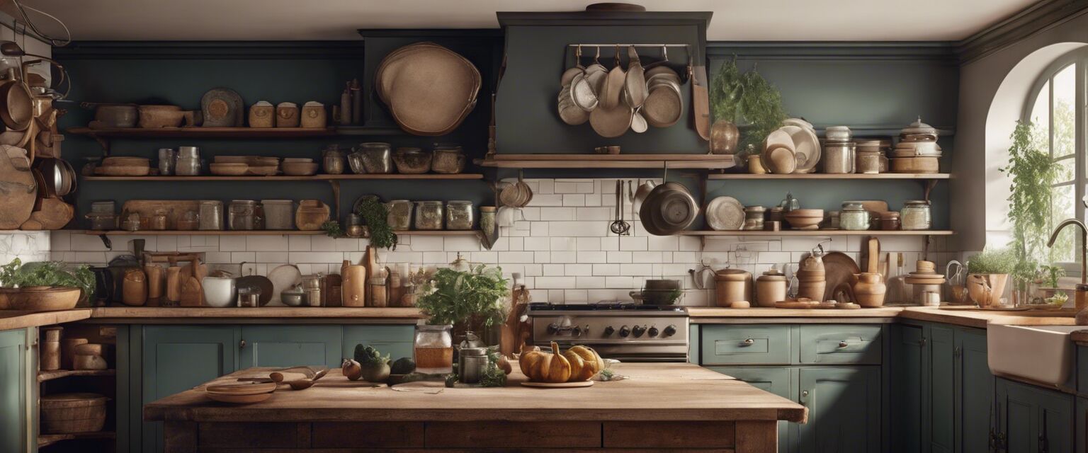 Vintage-Inspired Kitchen Storage Solutions